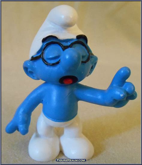 Brainy Smurf Black Glasses Smurfs Basic Series Peyo Action Figure
