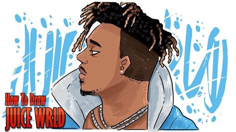 How To Draw Juice Wrld Step By Step Youtube