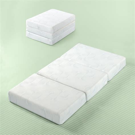 Zinus Gel Memory Foam 5 Portable Tri Fold Mattress Narrow Twin