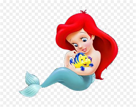 Thumb Image Little Mermaid Baby Ariel Hd Png Download Vhv