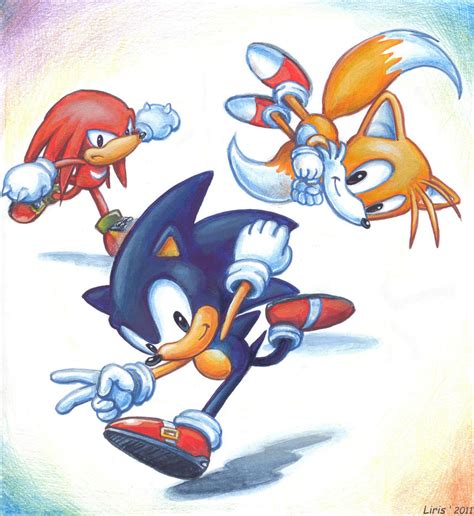 Sonic The Hedgehog And Co By Liris San On Deviantart