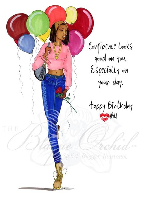 Birthday Card Greeting Card Black Greeting Card Black Girl Etsy In 2021 Happy Birthday
