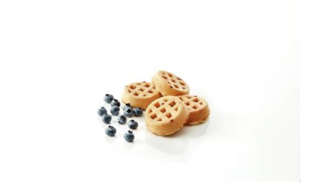 Pillsbury™ Frozen Mini Waffles Blueberry Bash™ 247 Oz General Mills