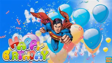 Superman Happy Birthday Background