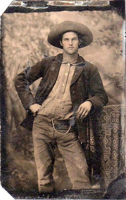 Real Cowboy Vintage Portraits Vintage Men Vintage Photos