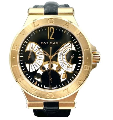 Pre Owned Bvlgari Diagono Retro Day Date Luxury Watches On Carousell