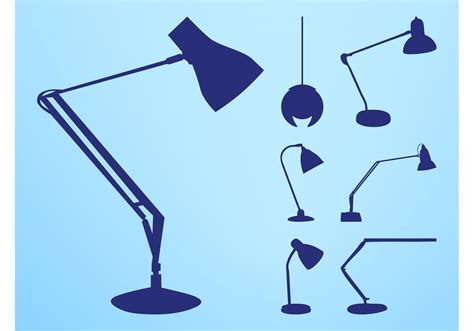 Lamp Silhouettes Set Download Free Vector Art Stock Graphics And Images