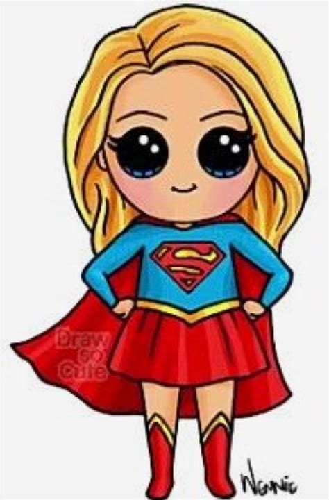Go on to discover millions of awesome videos and pictures in thousands of other. Supergirl | Schattige tekeningen, Meisjes tekenen, Kawaii ...