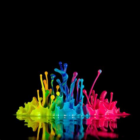 Splashes Of Color Hd Phone Wallpaper Pxfuel