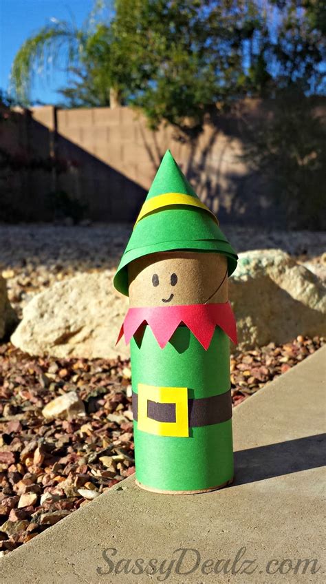 Santas Elf Toilet Paper Roll Craft For Kids Crafty Morning