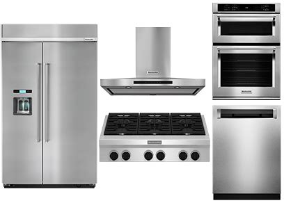 When you buy a kitchen appliance package you can ensure your major appliances are coordinated in style. KITCHENAID WALLOVEN KITCHEN PACKAGE