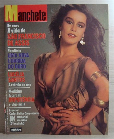 Revista Manchete N1539 Lucelia Santos Capas De Revistas Atriz