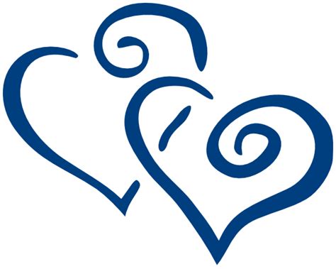 Blue Hearts Clip Art At Vector Clip Art Online Royalty