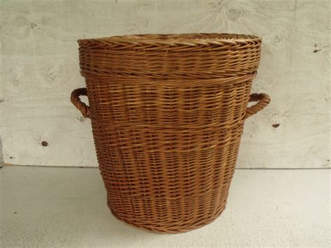Large Wicker Basket 16 With Lid Sturdy