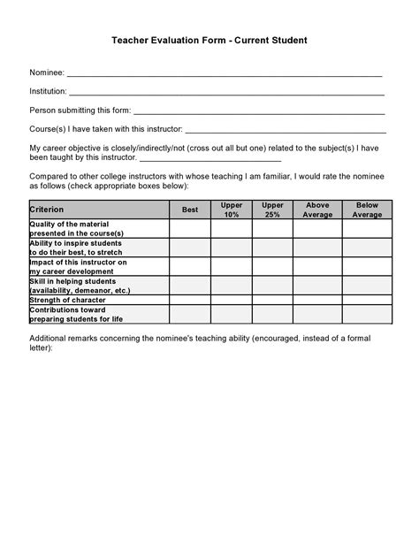 Printable Forms For Teachers Printable Forms Free Online
