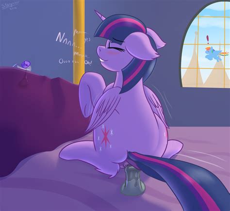 Rule 34 2016 Alicorn Anal Anus Ass Bed Blush Closed Eyes