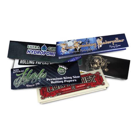 Custom HEMP Rolling Papers : 5000 MOQ - Rolling Papers - Roll & Smoke - Customizable Products