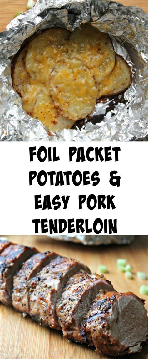 If necessary, you can cut your pork loin in half to make it fit. Quick and Easy Pork Tenderloin with Foil Packet Potatoes ...