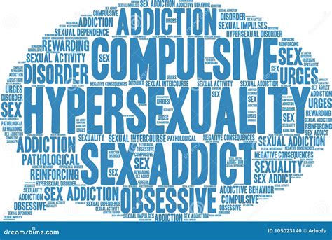 Hypersexuality Word Cloud Stock Illustration Illustration Of Sexuality