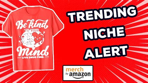 Trending Niche Alert Low Competition Red Ribbon Week Niches For Merch By Amazon Youtube