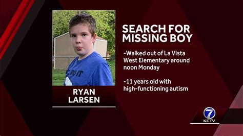 Ne Ryan Larsen Missing From La Vista Ne 17 May 2021 Age 11