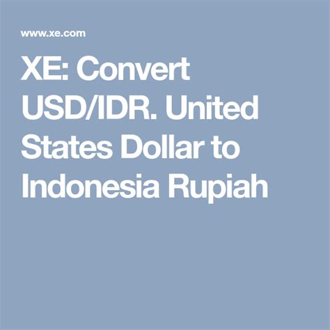 We couldn't find a conversion between rm and sq ft do a quick conversion: XE: Convert USD/IDR. United States Dollar to Indonesia ...