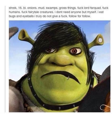 Edge Shrek Shrek Emo Kid Memes Shrek