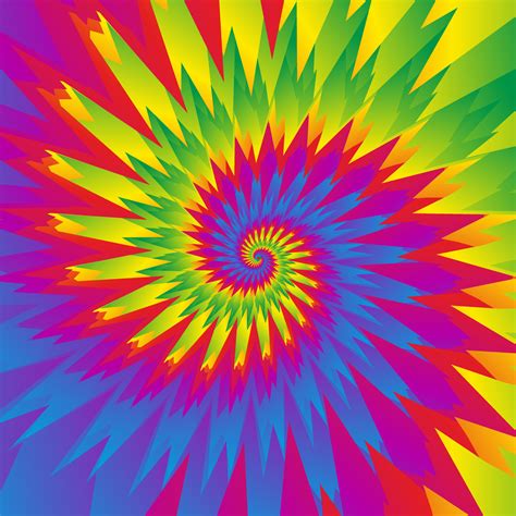 Abstract Rainbow Swirl Background Tie Dye Pattern 9496974 Vector Art