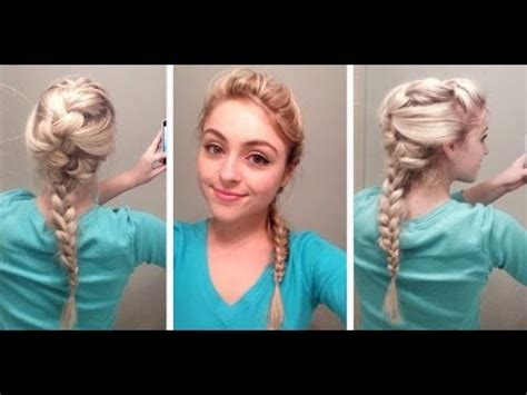 Elsa braid tutorial disney frozen hair tutorials elsa and anna hacks. Elsa hair tutorial from Disney's "Frozen" - YouTube