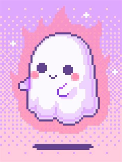 Dancing Ghost By Super Pixel Witch Anime Pixel Art Pixel Art Pixel