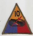 SOLD Archive Area-- WWII 10th Armored Division Patch