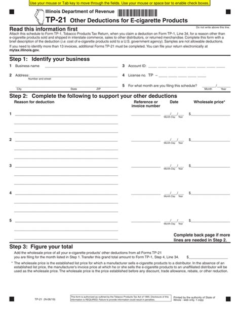 Form Tp 21 Download Fillable Pdf Or Fill Online Other Deductions For E