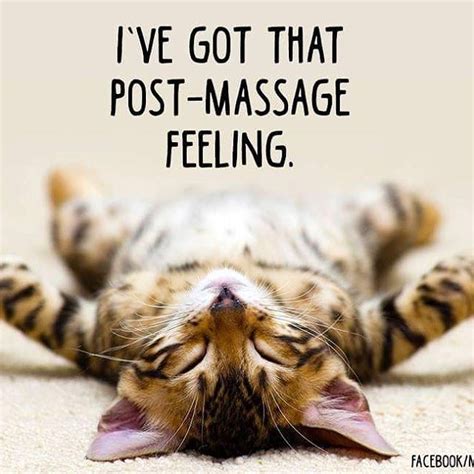 This Could Be You The Post Massage Feeling Nice And Relaxed Have