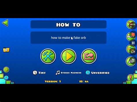 How To Make A Fake Orb Geometry Dash Youtube