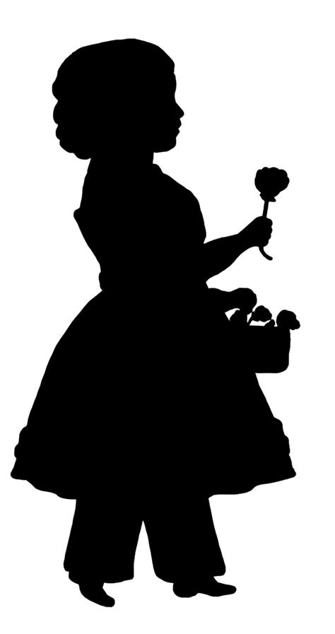 Victorian Silhouette Clipart