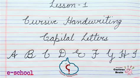 From a to the mysterious cursive z, you'll be an expert cursive writer when kids practice writing capital and lowercase j in cursive on this third grade writing worksheet by tracing the letters, then writing their own. Cursive handwriting Method for Capital letters lesson 1 ...