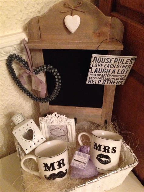 Buying a wedding gift for the happy couple can be challenging. Mr and Mrs Hamper | Wedding gift hampers, Gift hampers ...