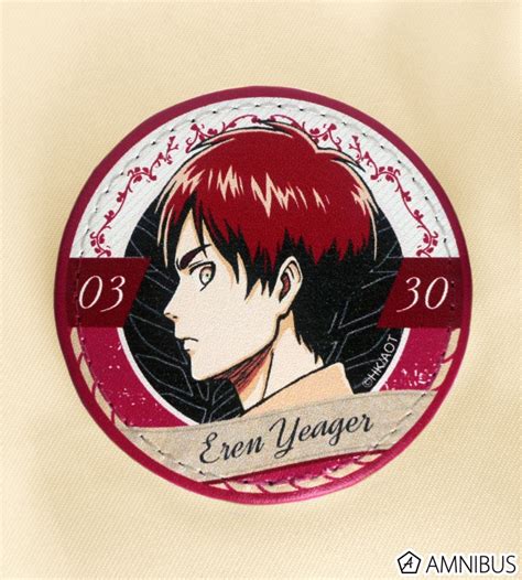 Attack On Titan Patch Set Eren And Mikasa
