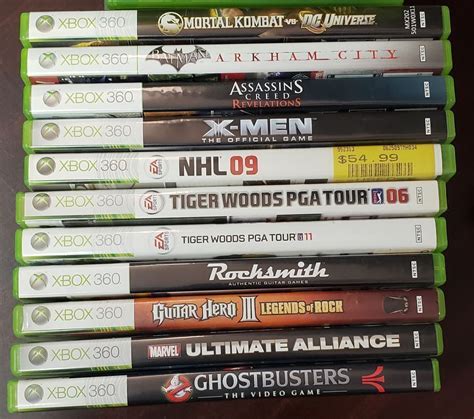 Xbox 360 Lot Of 11 Games Mix Lot Titles Adventure Sports Hero Fighting
