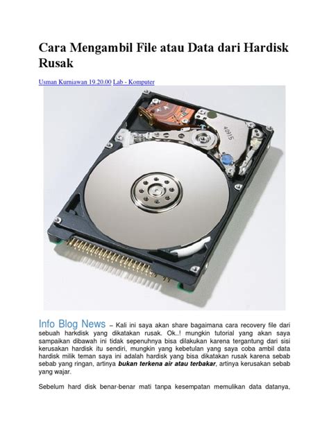 Check spelling or type a new query. Cara Memindahkan Data Di Hardisk Yang Rusak