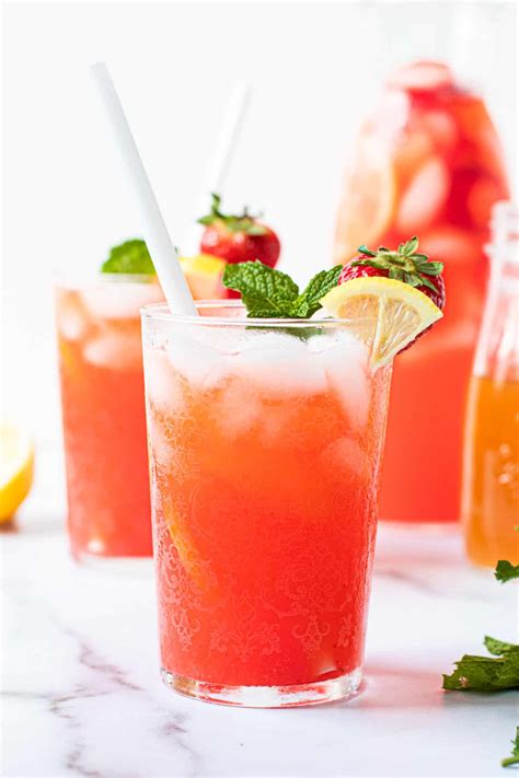 Strawberry Lemonade With Mint Lexis Clean Kitchen