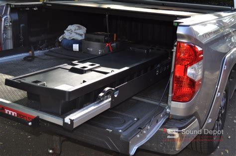 Truck Accessories And Subwoofer Additions To 2016 Toyota Tundra