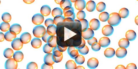Seamless Moving Bubbles Animated White Background All
