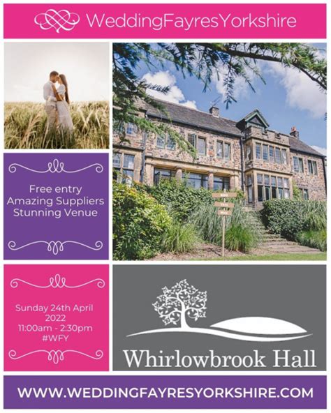 Whirlowbrook Hall Wedding Fair 24th April 2022