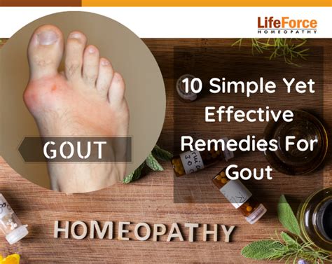 10 Simple Yet Effective Home Remedies For Gout Lifeforce