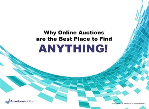 Why Online Auctions Are The Best Place To Find Anything