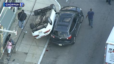 Suspected Drunk Driver Hits Several Parked Cars In Brewerytown 6abc