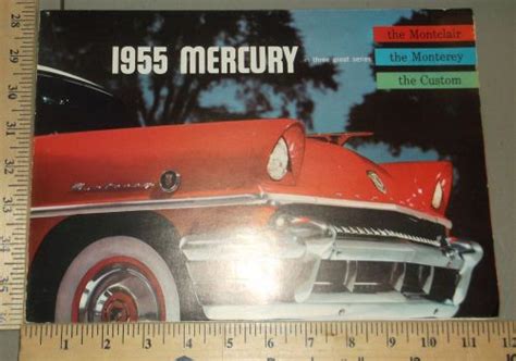 Find 1955 Mercury Brochure Folder Original In Suffolk Virginia United