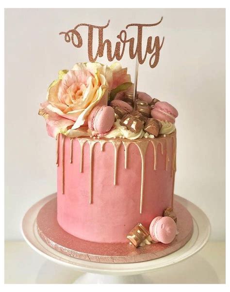 30th Birthday Drip Cakes For Her Cake Tips And Reference