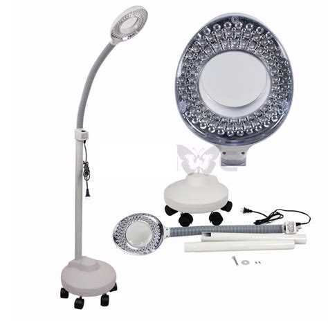 Lupa Lampara Faciales Pedestal 5x Spa Facial Estetica De Led 1699